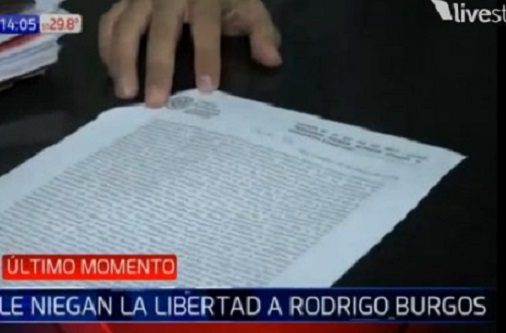 Rodrigo Burgos continuará en Tacumbú