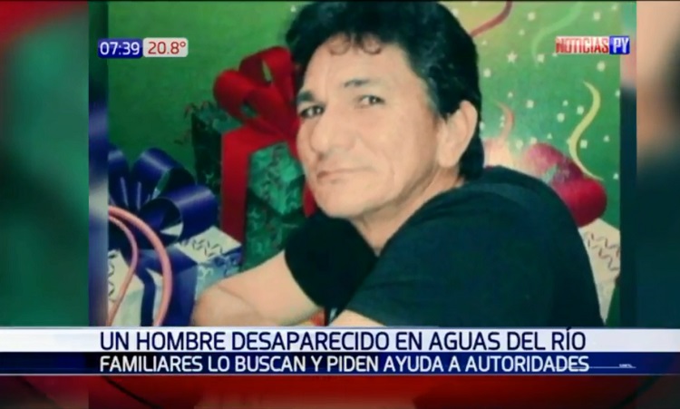 Hombre desaparece luego de accidente en el río Paraguay
