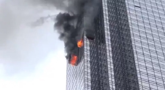 Un muerto y heridos en incendio en la Torre Trump