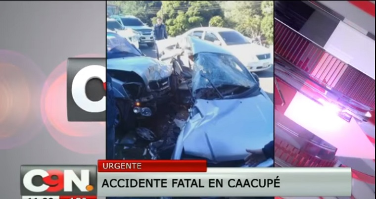 Accidente deja un muerto y varios heridos en Caacupé
