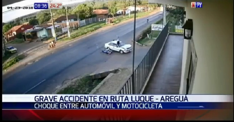 Video retrata imprudencia en ruta Luque-Areguá