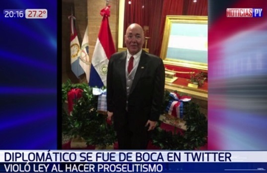 Cónsul paraguayo en Argentina se despacha con deleznable comentario