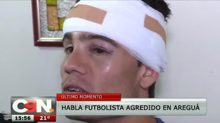 Futbolista agredido relata lo que sufrió durante pelea