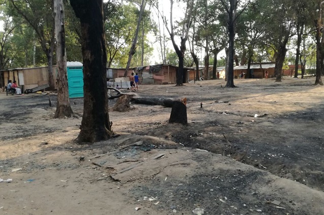 Pobladores de R.I 14 volverán a sus hogares luego de incendio en el refugio