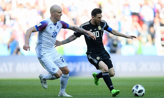 Argentina no pudo con Islandia