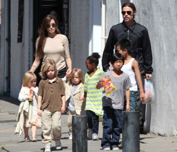 Filtran acuerdo entre Jolie y Pitt sobre tenencia de hijos