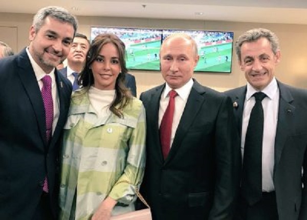 Marito participó de la inauguración del Mundial 2018 en Rusia