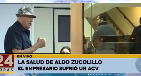 Actualizan condición de salud de Aldo Zuccolillo