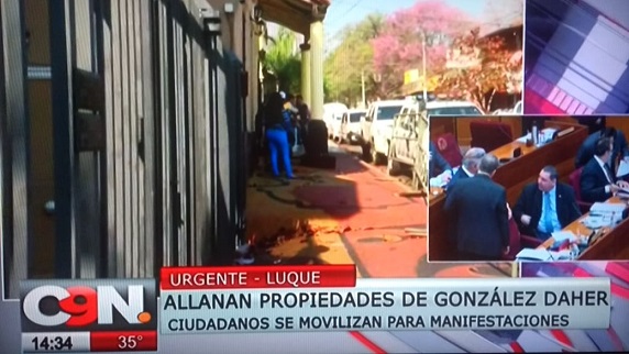 Allanamientos en simultáneo en propiedades vinculadas a González Daher