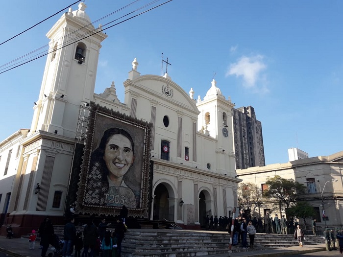 Exponen Retablo de Chiquitunga durante festejos de la Virgen de Asunción