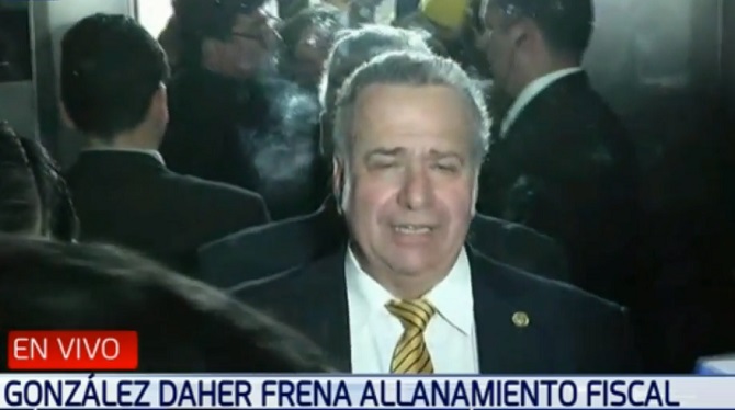González Daher evitó hablar sobre nuevo caso