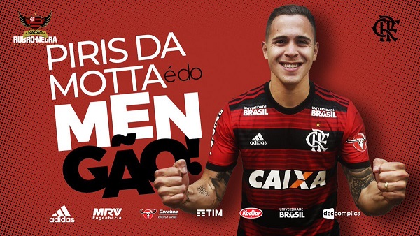 Flamengo presentó oficialmente a Piris Da Motta