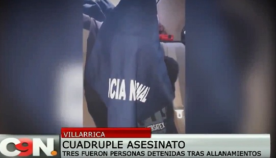 Detienen a adolescente sospechoso de masacre en Villarrica