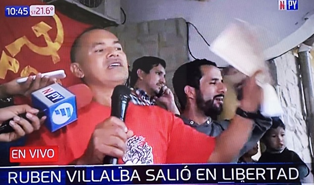 Rubén Villalba está en libertad