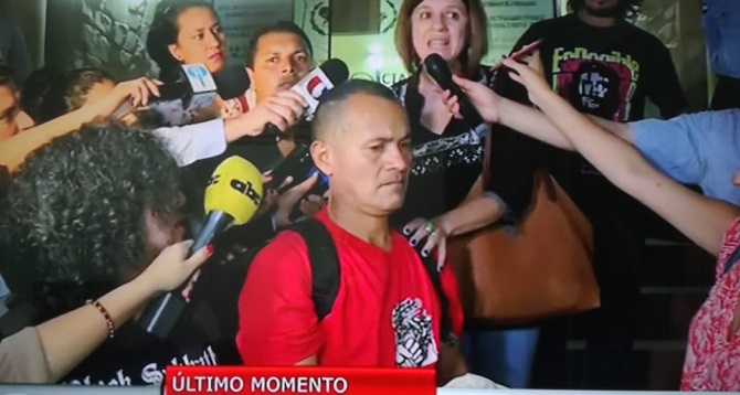 Rubén Villalba vuelve a Tacumbú luego de ser liberado