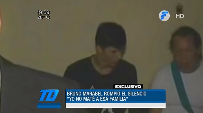Bruno Marabel asegura que no confesó y dice que es inocente