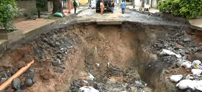 Advierten sobre “gigantesco cráter” en Asunción