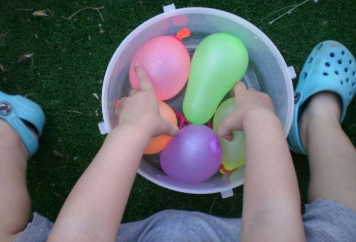 de globos de agua carnaval