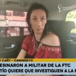 Imputan a trans por crimen de militar de la FTC en Canindeyú