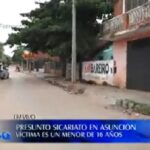 Acribillan a adolescente en Asunción
