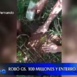 “Empleada infiel” robó G. 100 millones y pareja enterró en patio baldío, reportan