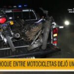 Choque entre motocicletas deja una víctima fatal