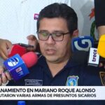 Incautaron armas de “sicarios” en vivienda de Mariano, confirman