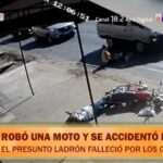 Hombre muere tras chocar contra vendedora con moto “robada”
