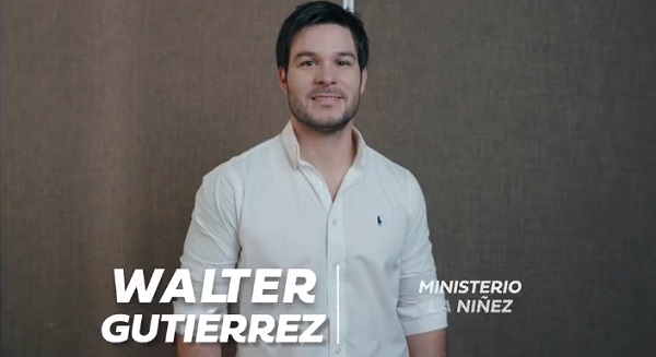 Peña designa a Walter Gutiérrez como ministro de la Niñez y Adolescencia