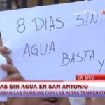 Vecinos de San Antonio exigen solución urgente por falta de agua