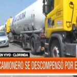 Argentina: Camionero se descompensa y temen explosión