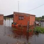 Desbordamiento del Caañabé: 250 familias afectadas en Nueva Italia