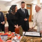 Presidente Peña visita al Papa Francisco en Santa Marta