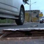 Pozos sin tapas en Túnel Tres Bocas amenazan a conductores