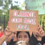 Estudiantes de la UNA exigen garantías para el Arancel Cero