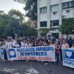 Enfermeros exigen mejoras laborales en manifestación nacional