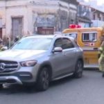 Camioneta vuelca tras choque en pleno centro de Asunción