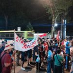 Jóvenes protestaron cerca de Mburuvicha Róga en rechazo al gobierno de Santiago Peña