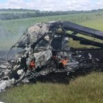 Hallan avioneta incendiada en una estancia de Santa Rita
