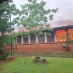 Rayo provoca incendio en colegio técnico de Eusebio Ayala