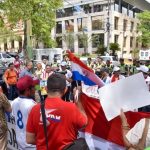 Víctimas de la mafia de pagarés marchan y exigen freno a embargos