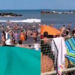 Ola gigante deja un muerto y decenas de heridos en Argentina