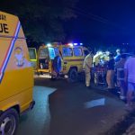 Choque frontal en Zeballos Cué deja una mujer herida