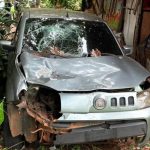 Caen pistas sobre chofer que dejó a su suerte a motociclista