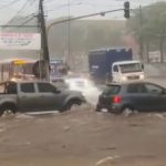 Récord de lluvias: caen 100 milímetros en menos de tres horas