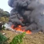 Avión militar con más de 100 soldados cae en Colombia