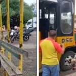 Chofer derramó agua a pasajera tras discusión