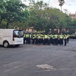 Policía activa seguridad por marcha docente