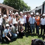 Peña visita restauración de estación ferroviaria en Guairá