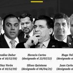 Senado analizará levantar sanciones de EE.UU a Cartes, Velázquez y otros